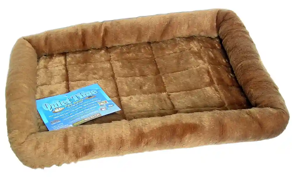 Midwest Quiet Time Pet Bed 30"x21" Cinnamon