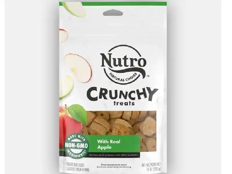 Nutro Crunchy Treats Apple 10 Oz
