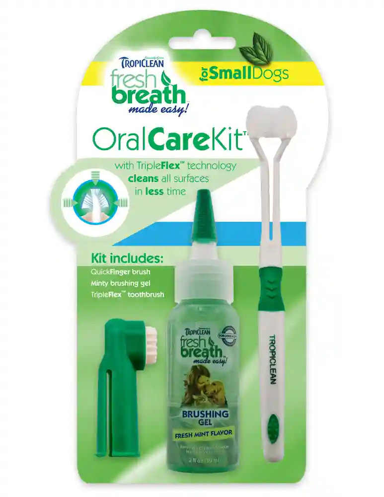 Tropiclean Dog Fresh Breath Oral Care Kit Small