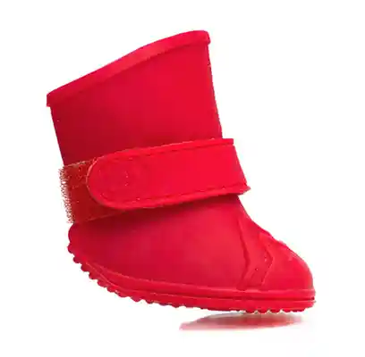 Unlined Wellies In Red Large