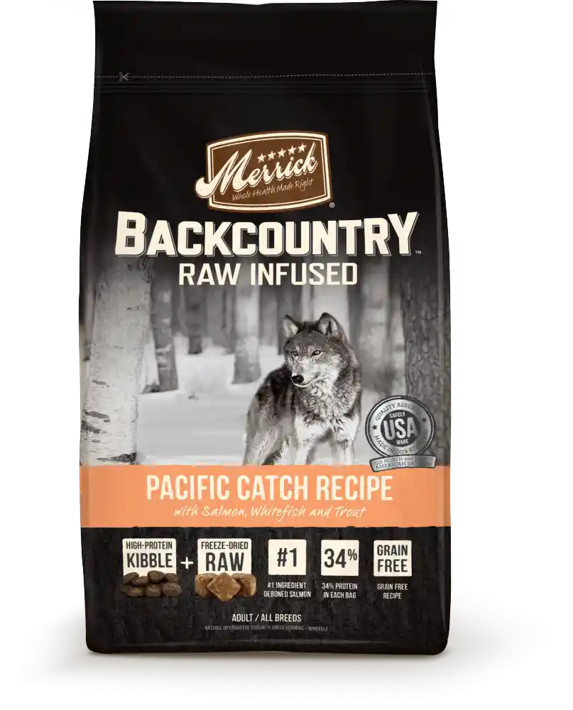 Backcountry Raw Infused Grain Free Pacific Catch Recipe Dry Dog Food 12-lb