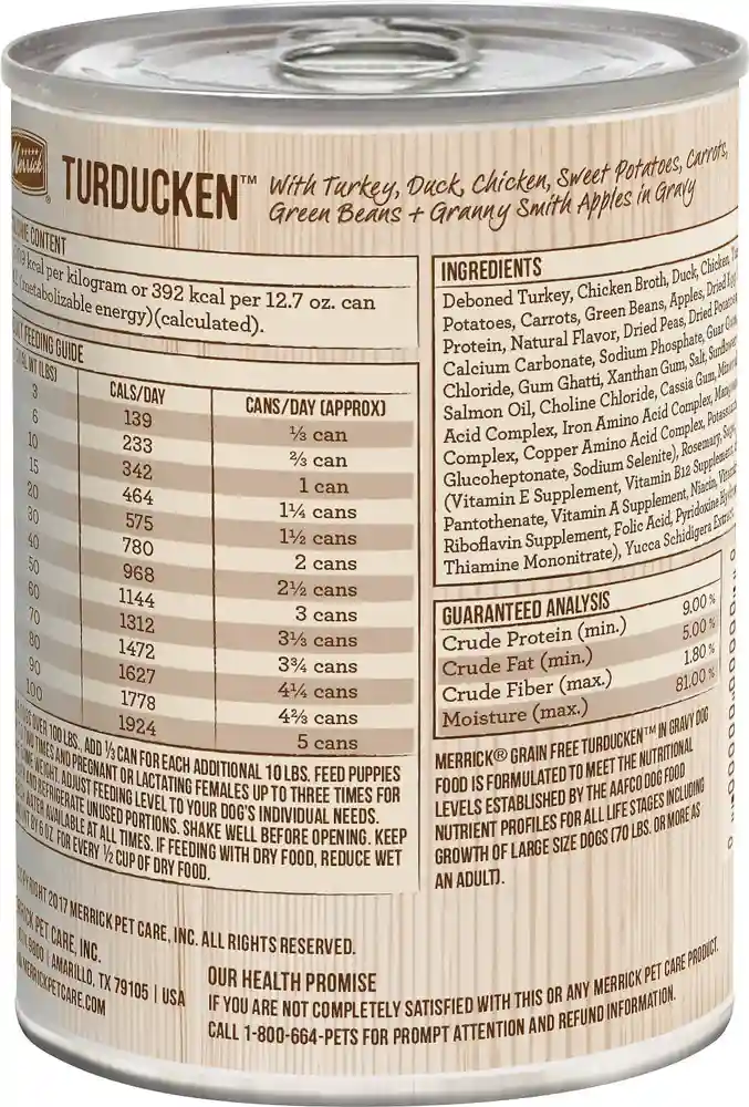 Grain-free Turducken Recipe Canned Dog Food 13.2-oz