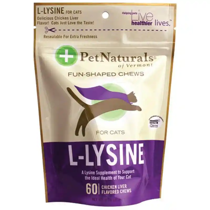 Pet Naturals Cat L-lysine 3.74 Oz. 60 Count