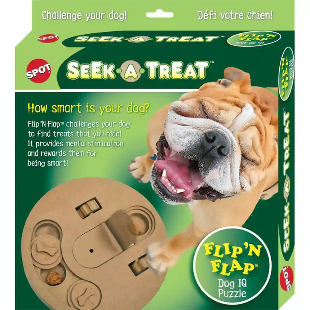 Seek-a-treat Flip-n-flap Brown 10"
