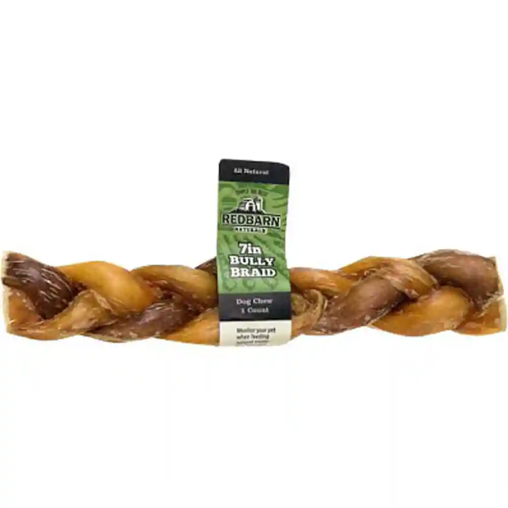 Redbarn Braided Bully Stick 7"