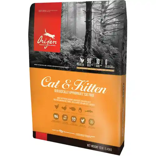 Dry Cat Food, Cat & Kitten, Biologically Appropriate & Grain Free 12-lb