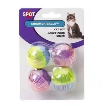 Spot Cat Shimmer Ball 4 Pack
