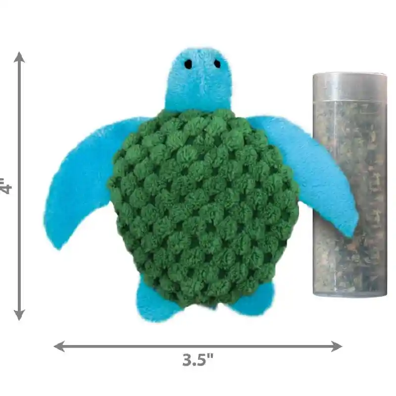 Refillable Catnip Turtle