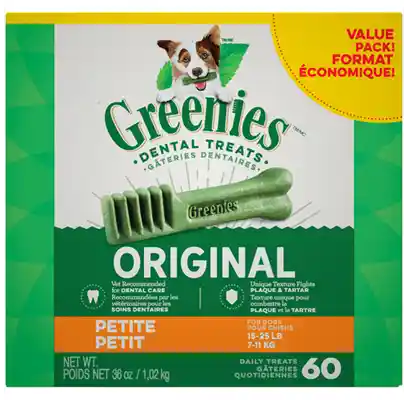 Greenies Value Tub Petite 36 Oz 60 Ct
