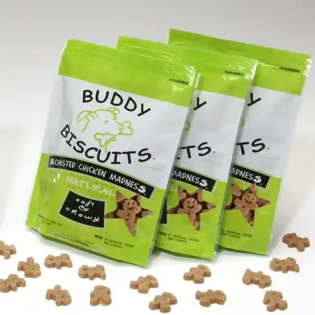 Buddy Biscuits Soft & Chewy Roasted Chicken Dog Treats 6-oz
