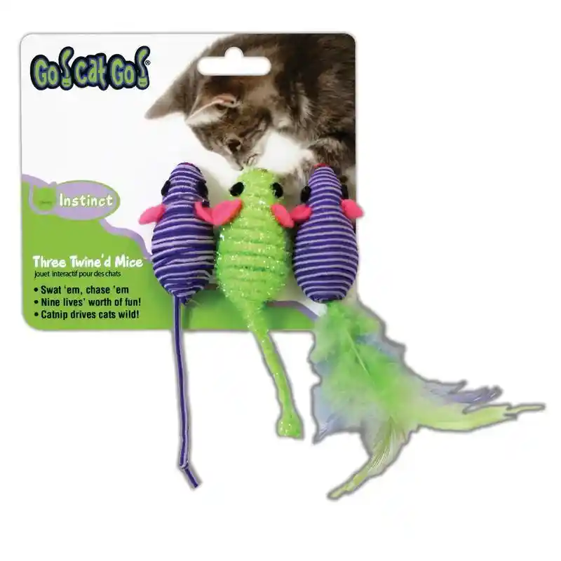 Three Twined Mice Toy
