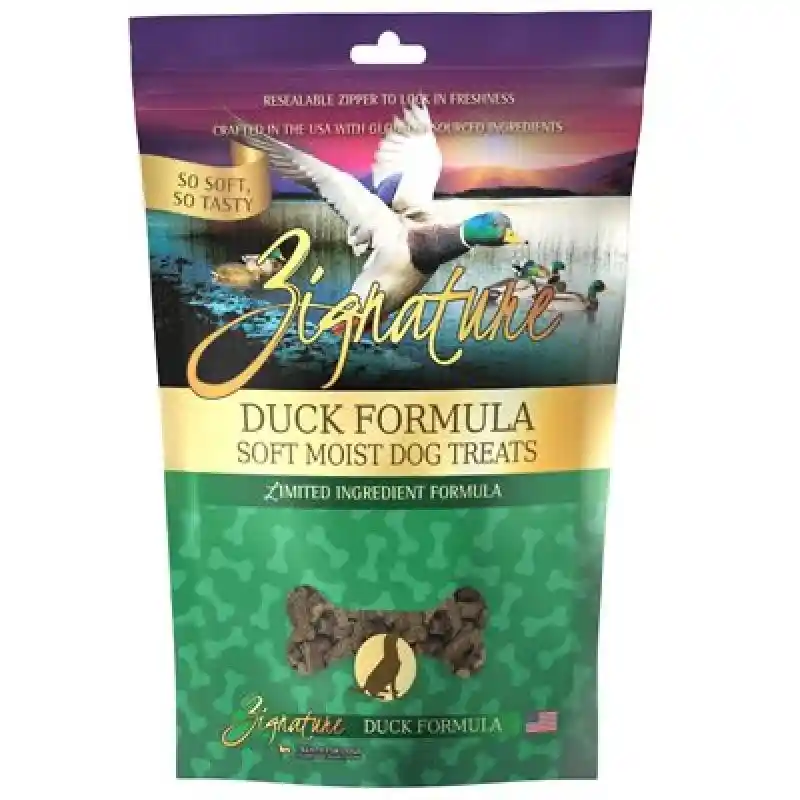 Zignature Dog Soft & Moist Duck Treat 4 Oz