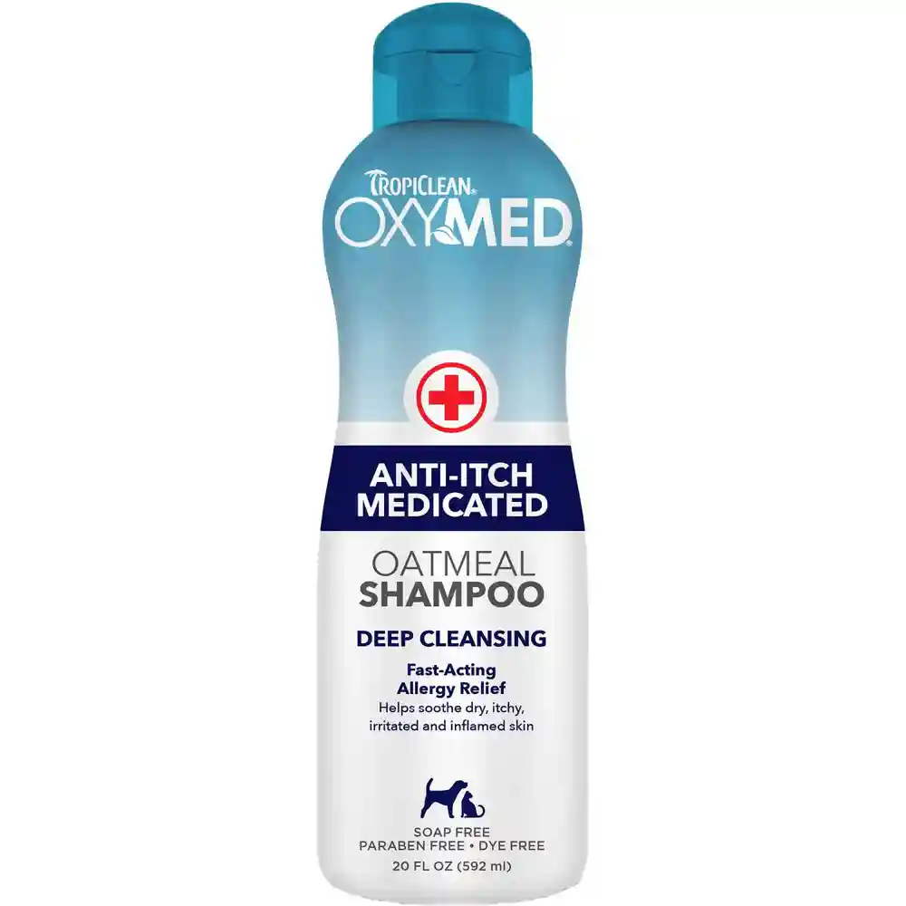 Oxymed Medicated Anti-itch Oatmeal Dog & Cat Shampoo 20-oz