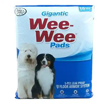 Wee Wee Pads Gigantic 27.5"x44" 18 Ct