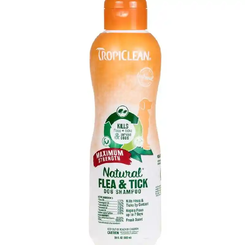 Trop Nat Flea & Tick Shamp 20oz