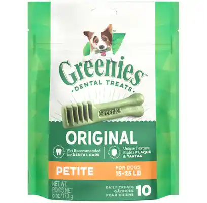 Original Petite Dental Dog Chews 6-oz
