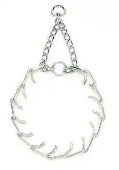Ultra-plus Prong Dog Training Collar, Chrome, 2.25 Mm X 14"