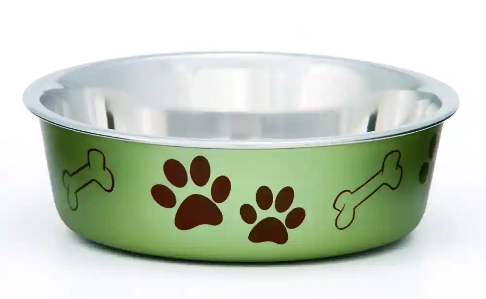 Loving Pets Bella Bowl Metallic Artichoke Large