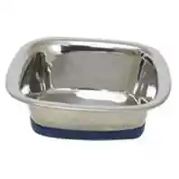 Durapet Square Bowl Stainless Steel Medium