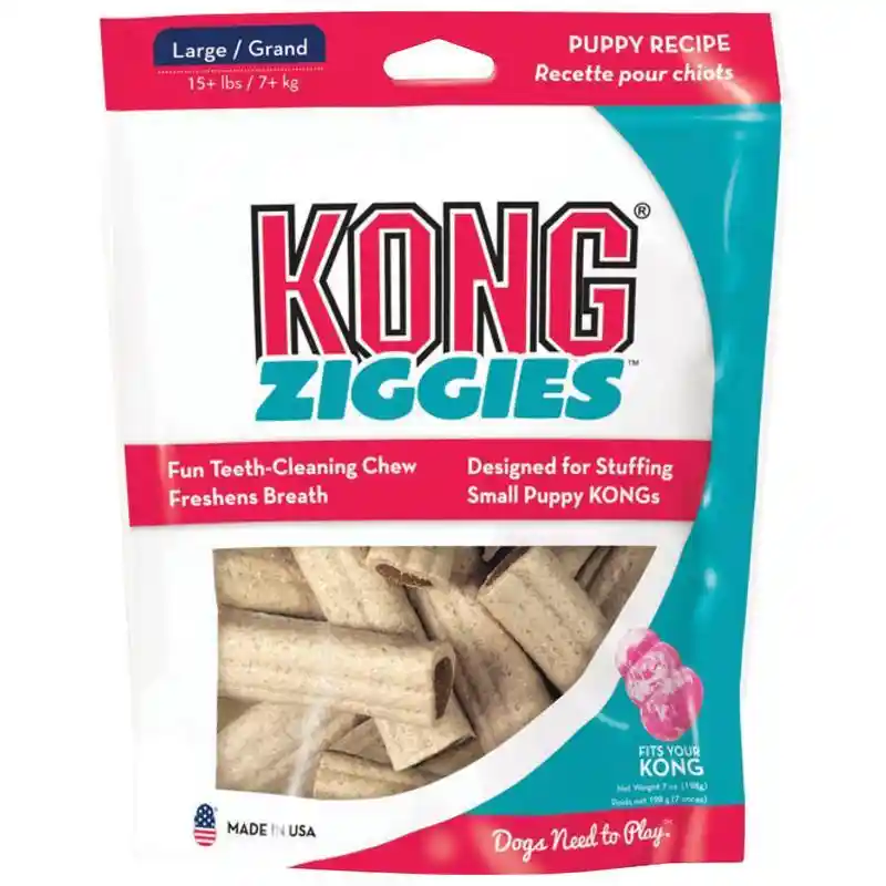 Kong Ziggies Large 8 Oz 6 Ct