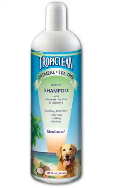 Shampoo Oatmeal & Tea Tree Medicated Formula For Dogs 20-oz