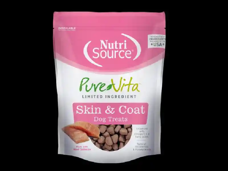 Pure Vita Skin & Coat Dog Treats 6 Oz