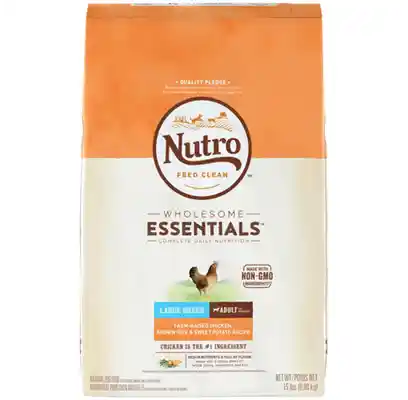 Lg Breed Chk/rice/oatmeal 15#