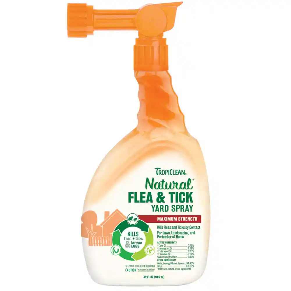 Tropiclean Natural Flea & Tick Yard Spray 32 Oz