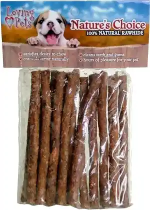 Loving Pets Rawhide Bbq Munchy Stix 15 Pk