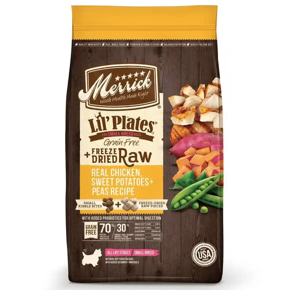 Lil' Plates Grain Free Chicken & Sweet Potato Recipe With Raw Bites Dry Dog Food 12-lb