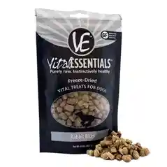 Freeze Dried Rabbit Bites Vital Treats For Dogs 2-oz