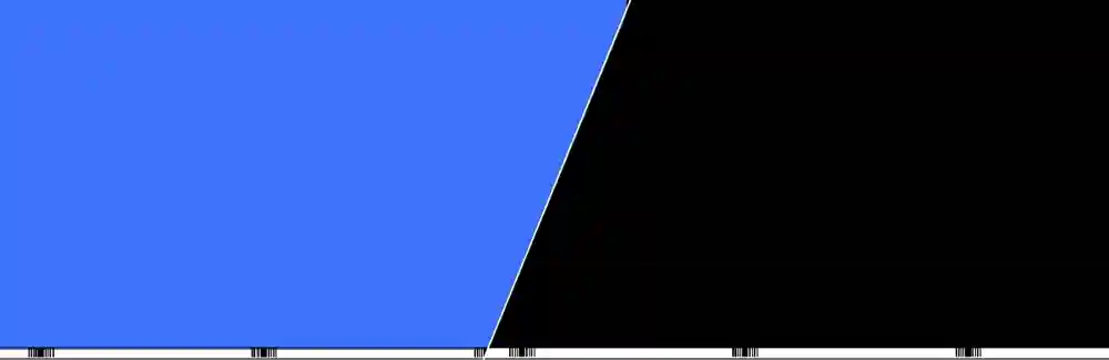 Aquarium Background Blue/black 24" High