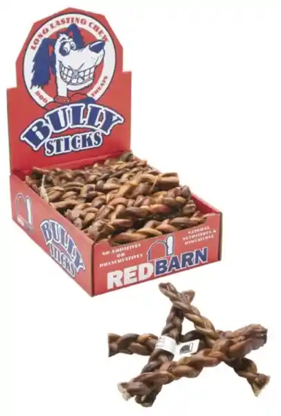 Redbarn Braided Bully Stick 7"