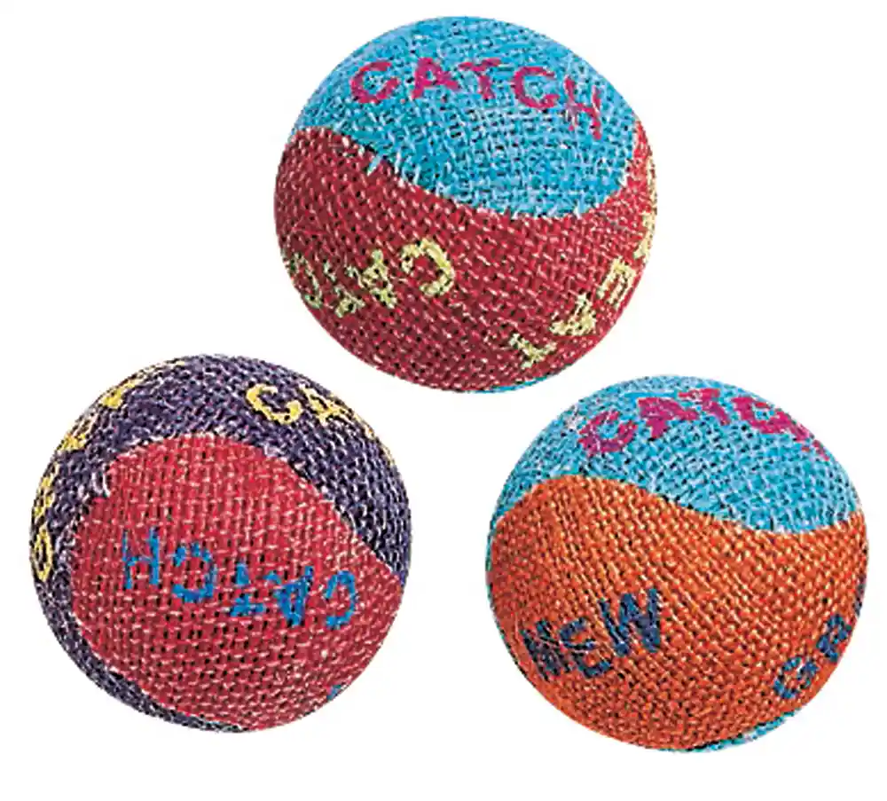 Spot Catnip Burlap Balls 3 Pack