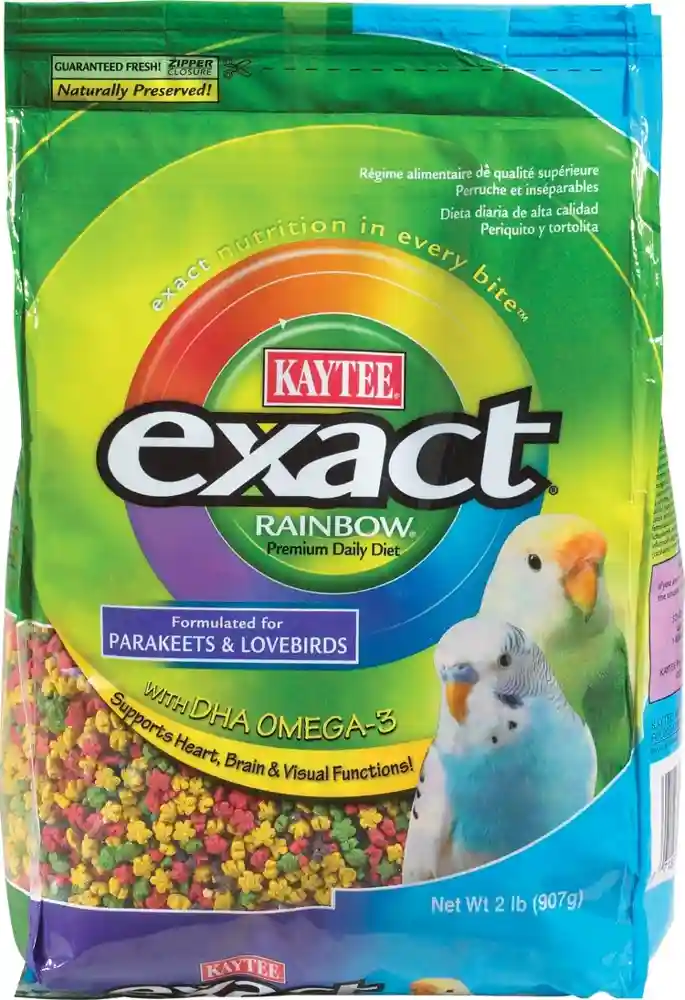 Exact Rainbow Parakeet Love Birds 2 Lbs