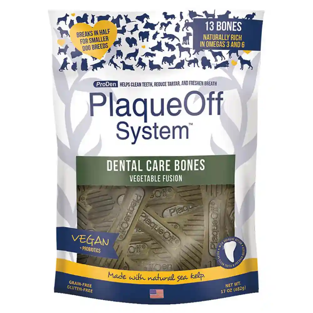 Proden Plaqueoff Dental Veg Fusion Bones 17-oz