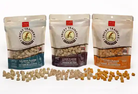 Crunchy Tricky Trainers Liver Dog Treats 8-oz