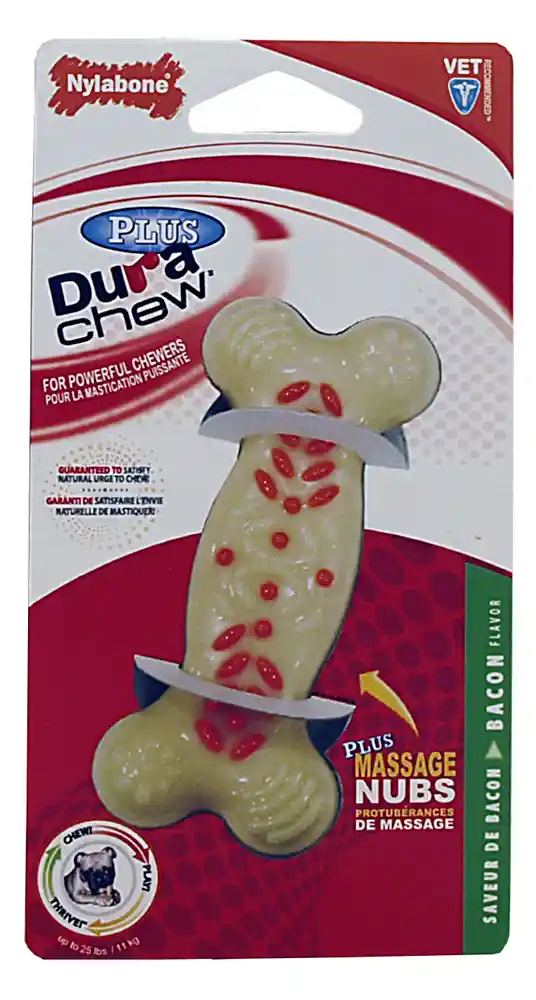 Nylabone Durable Chew Plus Regular Bacon