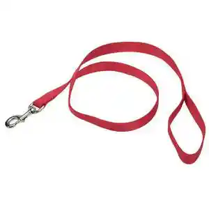 Single-ply Dog Leash, Red, 1" X 06'