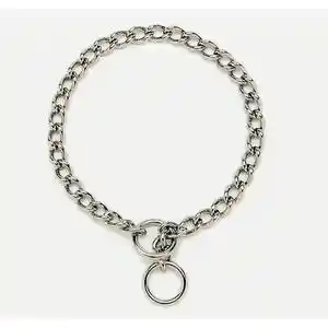 Chain Training Dog Collar, Chrome, 4.0 Mm X 28"
