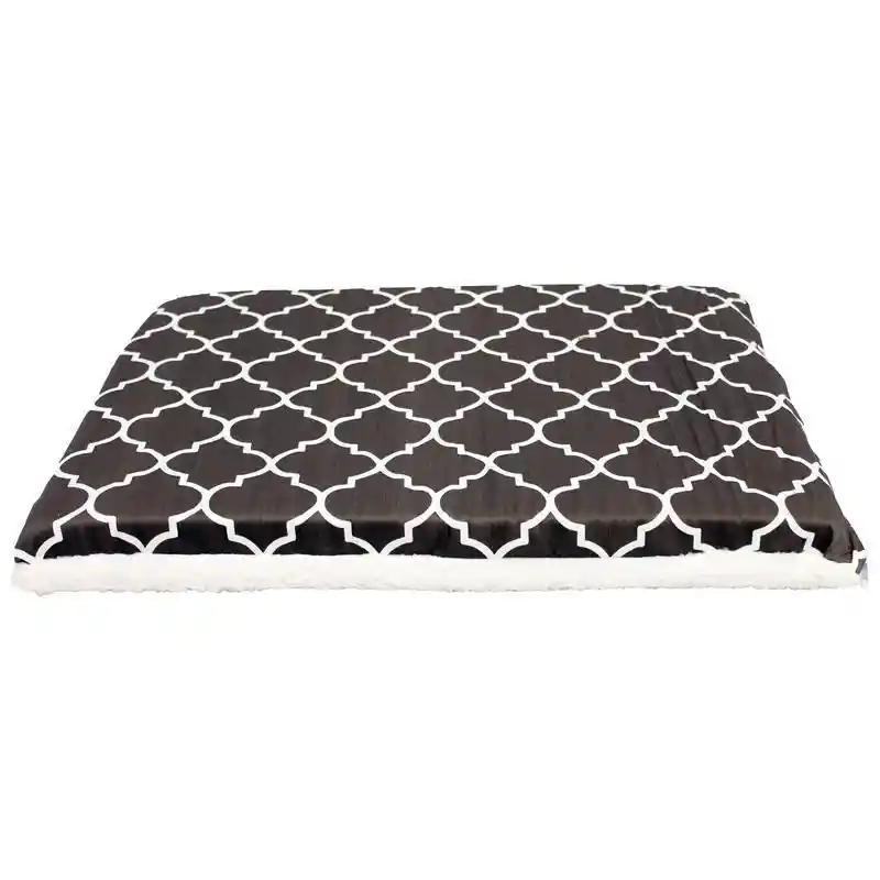 24" Brn Geo/flc Rvse Crate Pad