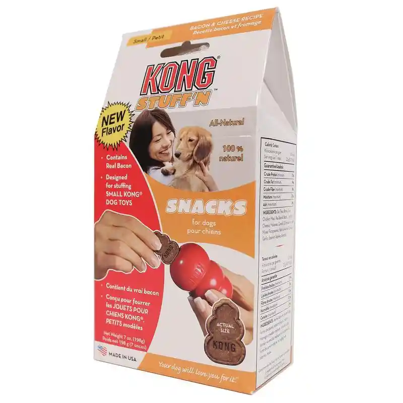 Kong Bacon And Cheese Snacks Small 8.5 Oz