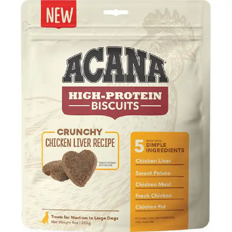 Acana Bisc Chick Liver Lg 9 Oz