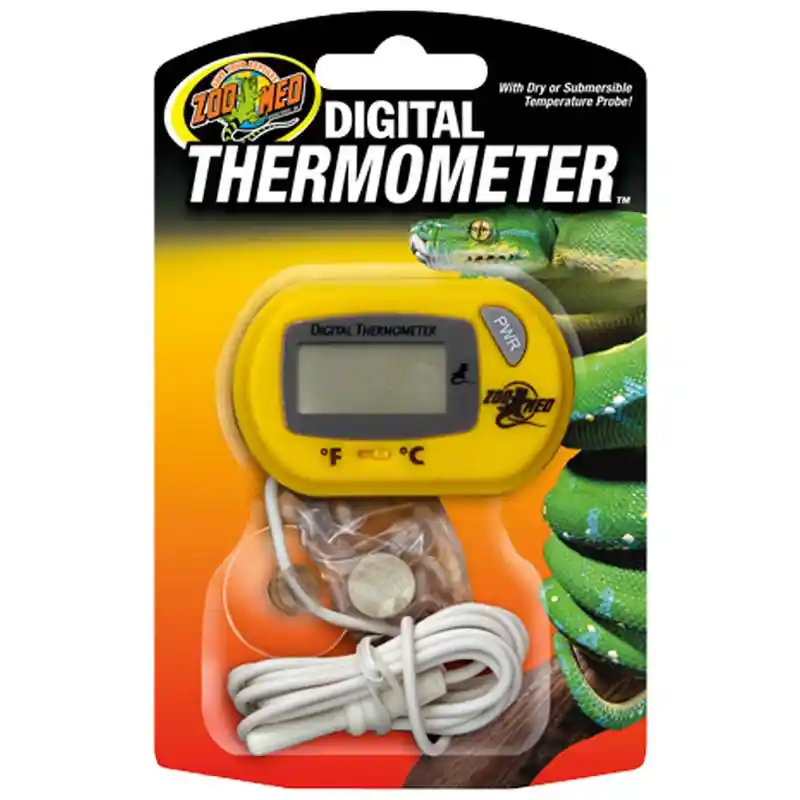 Zoomed Thermometer Digital Terraruim