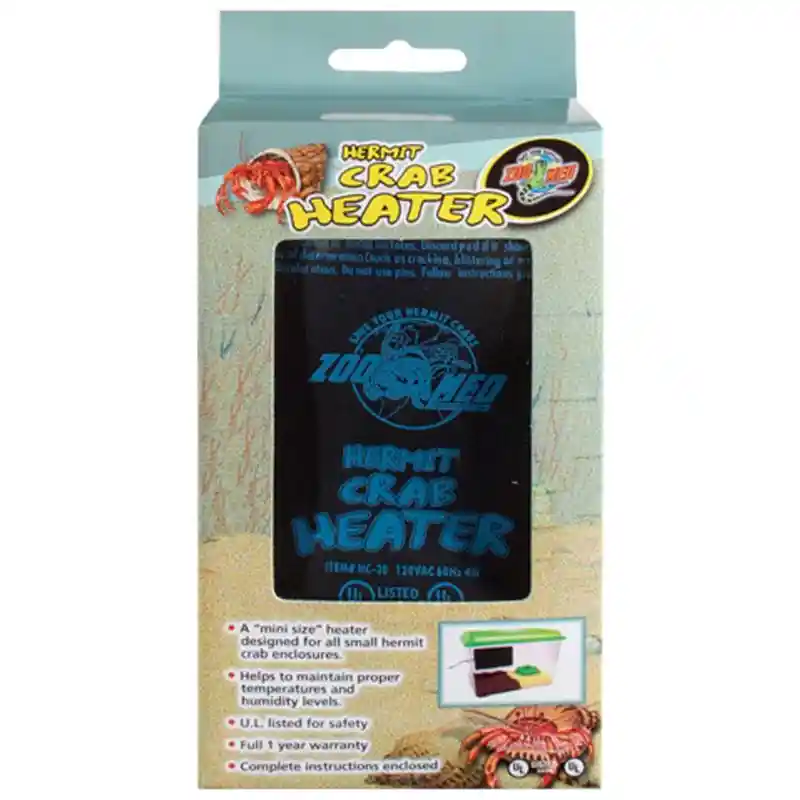 Zoomed Hermit Crab Heater