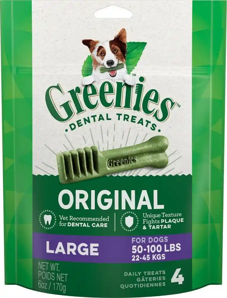 Original Large Dental Dog Chews 27-oz