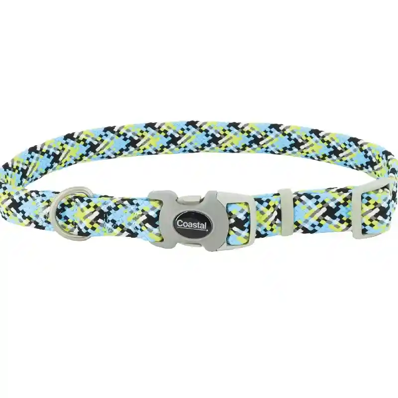 Pro Active Woven Reflective Collar Sky - 5/8"x8-12"