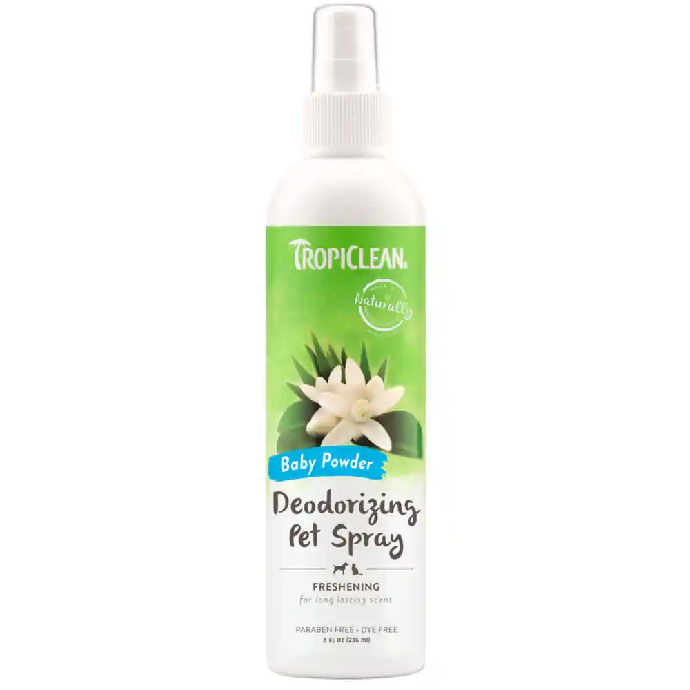 Deodorizing Baby Powder Scent Dog & Cat Cologne Spray 8-oz