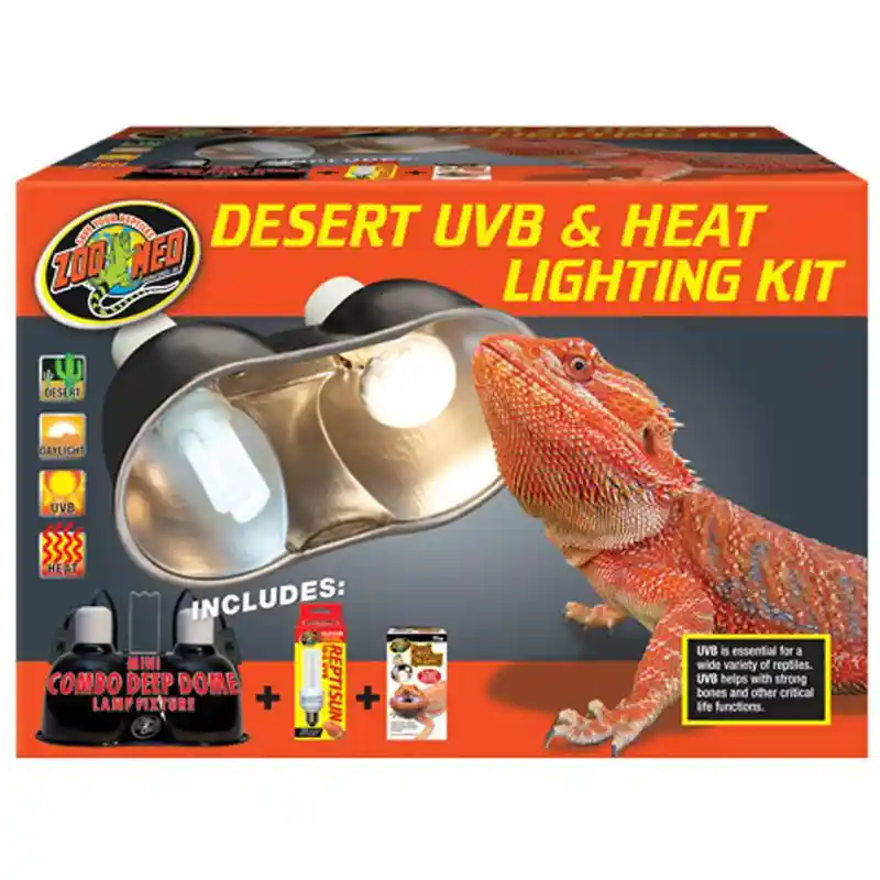 Zoo Med Light Kit Desert Heat Uvb