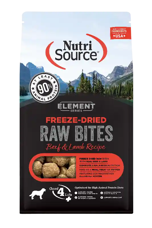 Nutrisource Elements Fd Raw Bites Beef/ Lamb 2.5oz
